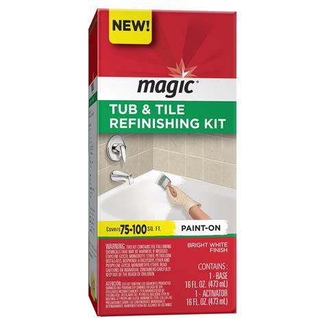 Achieve Sparkling Clean Bathroom Surfaces with the Magic Tub and Tile